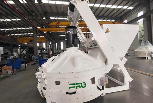 مبدأ العمل لخلاطة الخرسانة الكوكبية