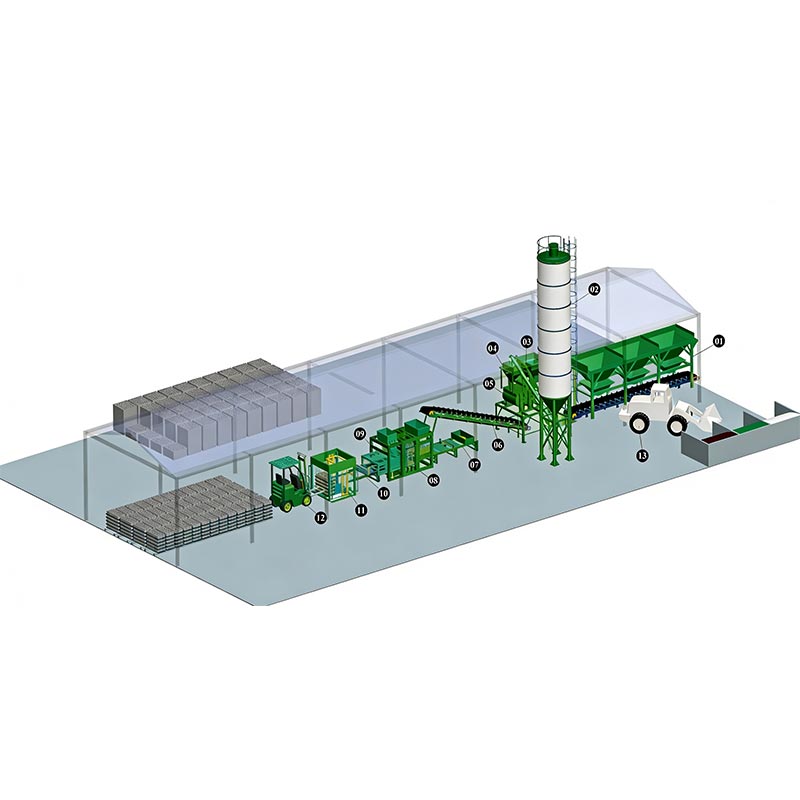 آلة تصنيع الطوب المجوف