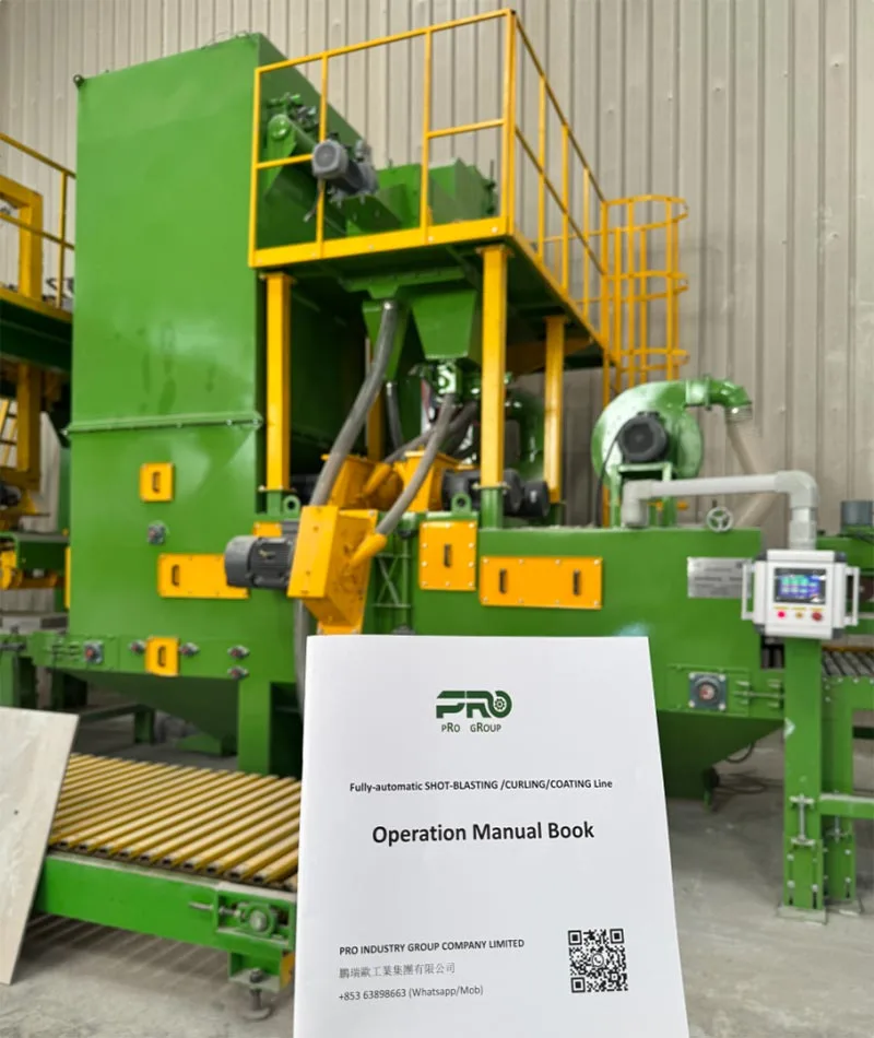 Cement Concrete Brick Shot Blasting Surface Treatment Machine