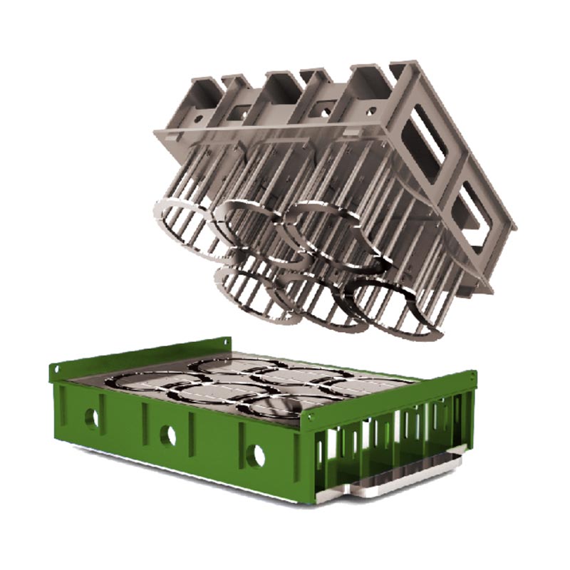 قالب الطوب الخرساني للمناظر الطبيعية