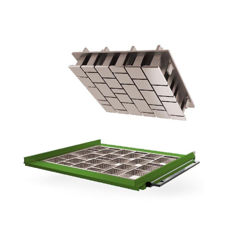 رصف قالب الطوب الخرساني